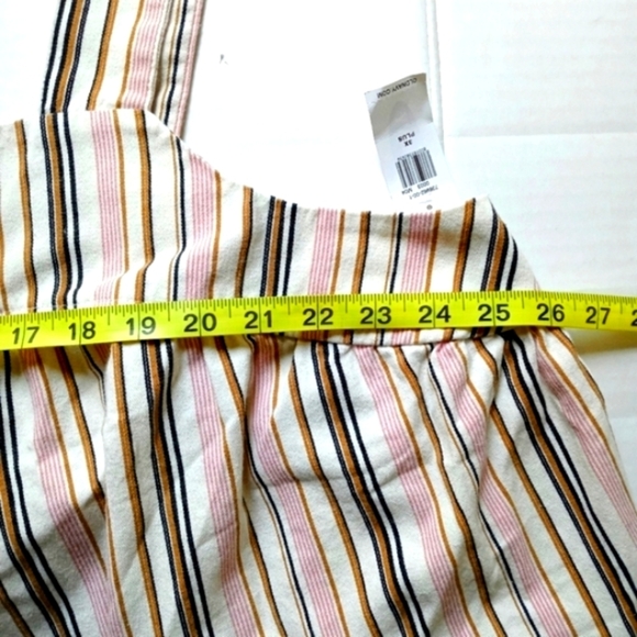 🌸Old Navy Sleeveless Button-Front Striped Top. Size 3X - Picture 9 of 14